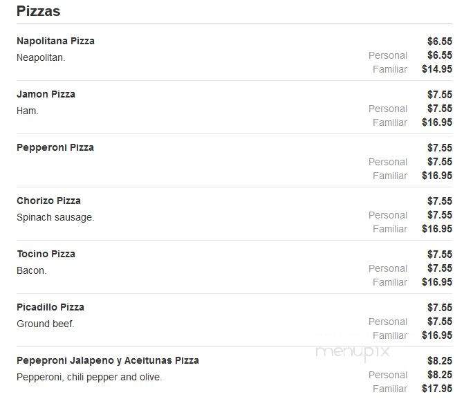 Han's and Brothers Pizzeria And Restaurant Heladeria - Miami, FL menu_pic