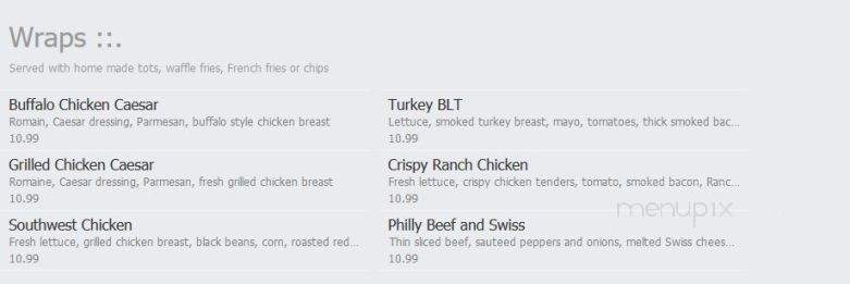 Maasconi's Char & Bar - Verndale, MN menu_pic