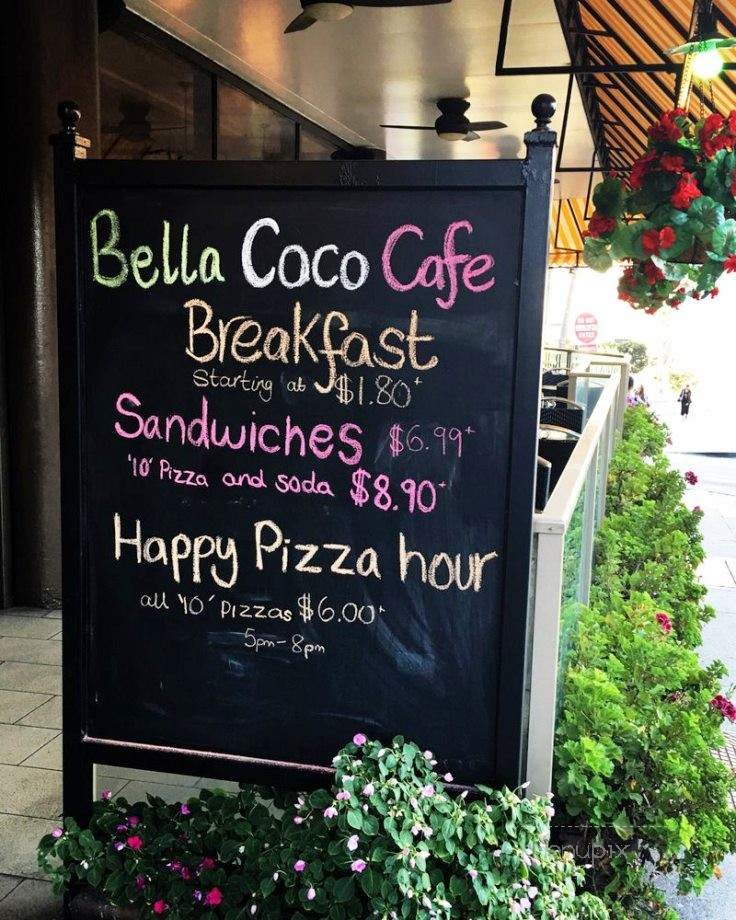Bella Coco Cafe - Los Angeles, CA menu_pic