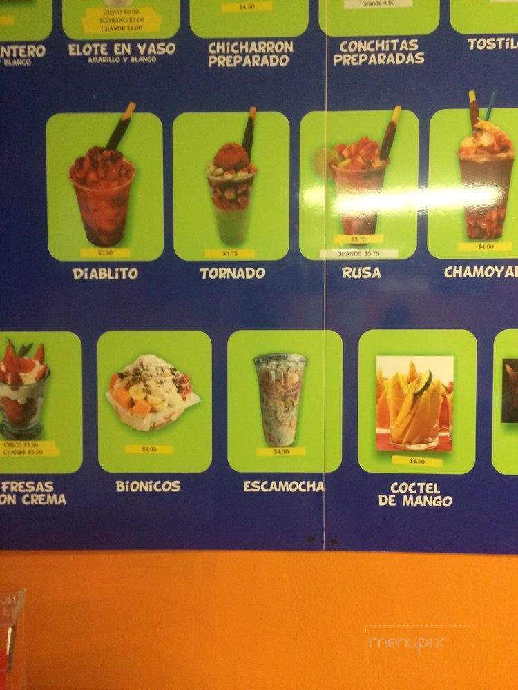 El Rico Chamoyon - Duncanville, TX menu_pic