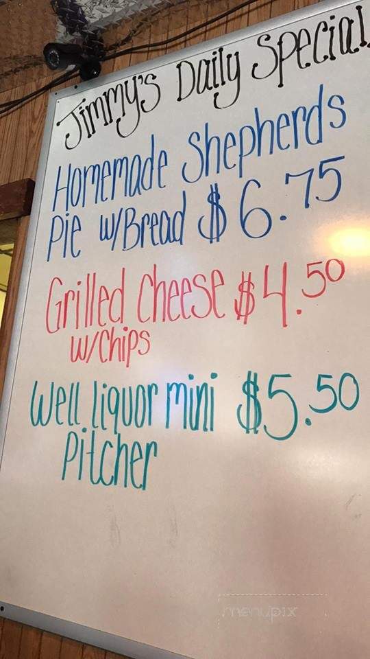 Jimmy's Pub - Montague, MI menu_pic