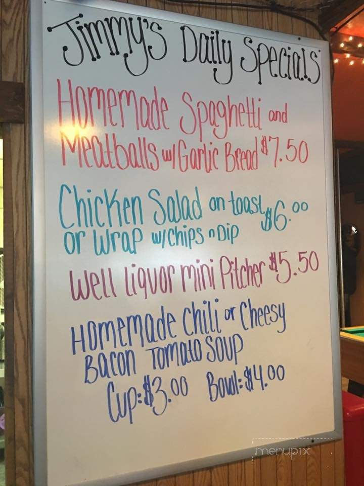 Jimmy's Pub - Montague, MI menu_pic