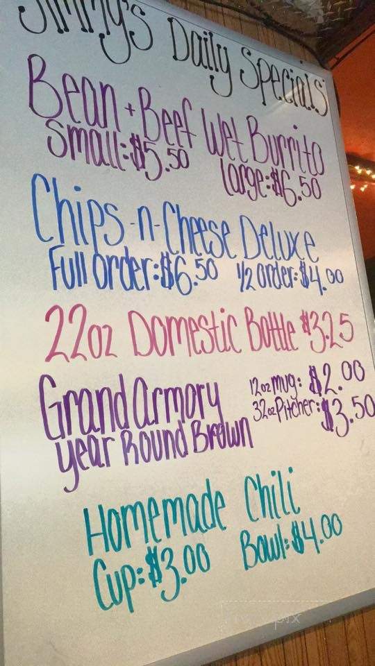 Jimmy's Pub - Montague, MI menu_pic