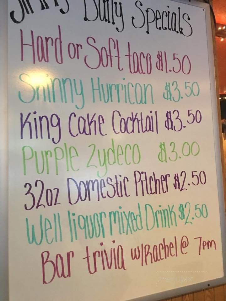 Jimmy's Pub - Montague, MI menu_pic