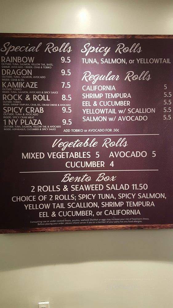 Sabi Sushi - New York, NY menu_pic