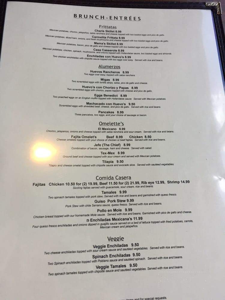 Casa Mama - Dallas, TX menu_pic