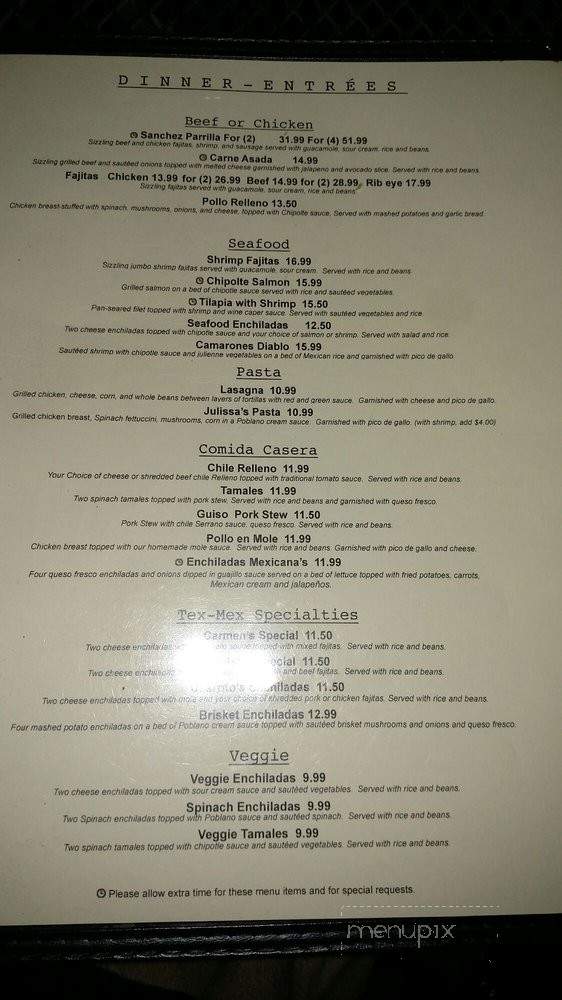 Casa Mama - Dallas, TX menu_pic