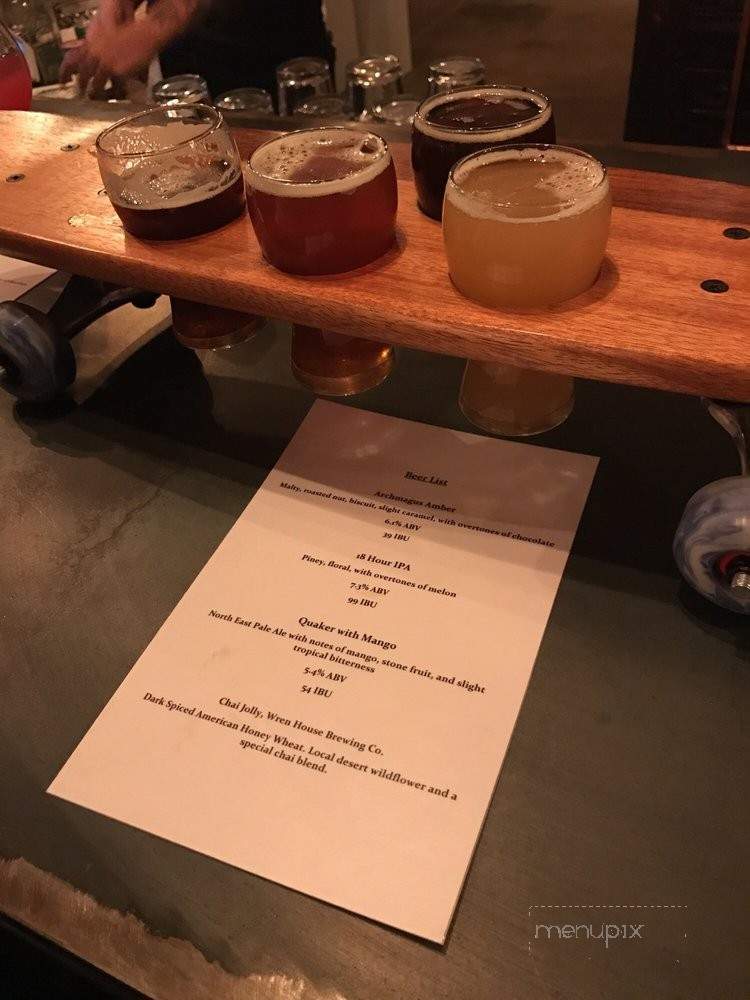 Crooked Tooth Brewing - Tucson, AZ menu_pic