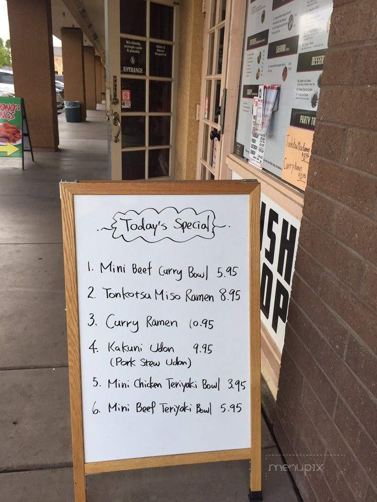 Online Menu of Sushi Stop Udon & Grill, Mesa, AZ