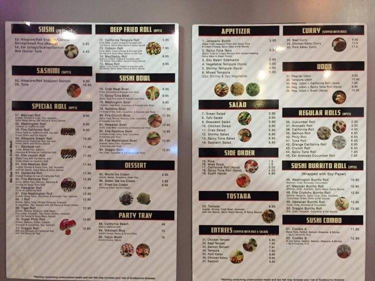 Sushi Stop Udon & Grill - Mesa, AZ menu_pic
