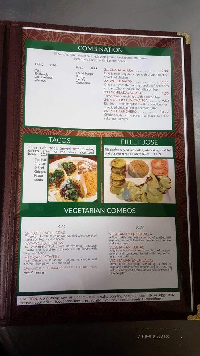Limones - Toledo, OH menu_pic