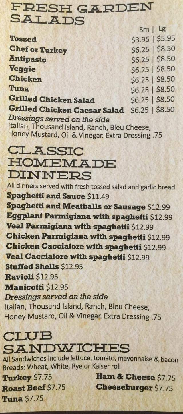 Tony Joes House of Great Eats - Pottstown, PA menu_pic