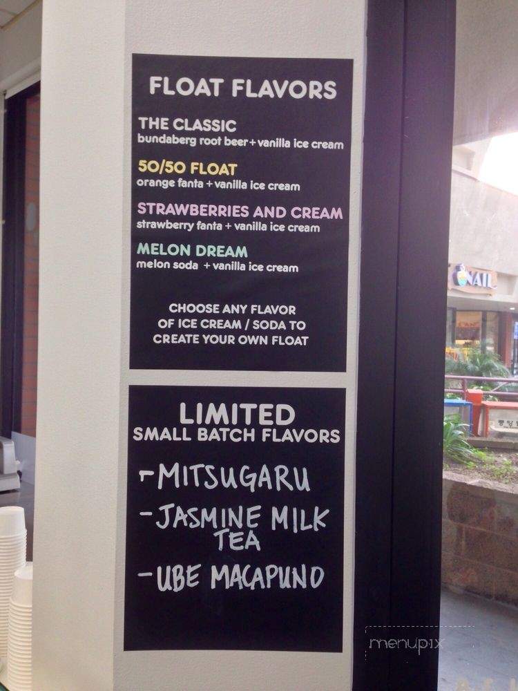 Kiddos Creamery - Glendale, CA menu_pic