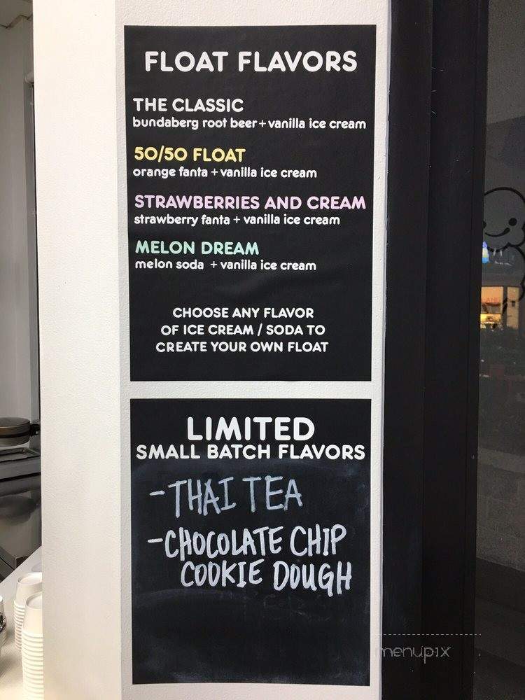 Kiddos Creamery - Glendale, CA menu_pic