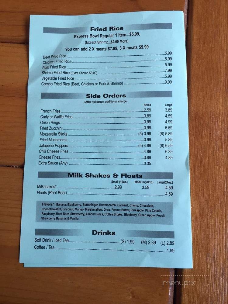 Herfy's - Tacoma, WA menu_pic