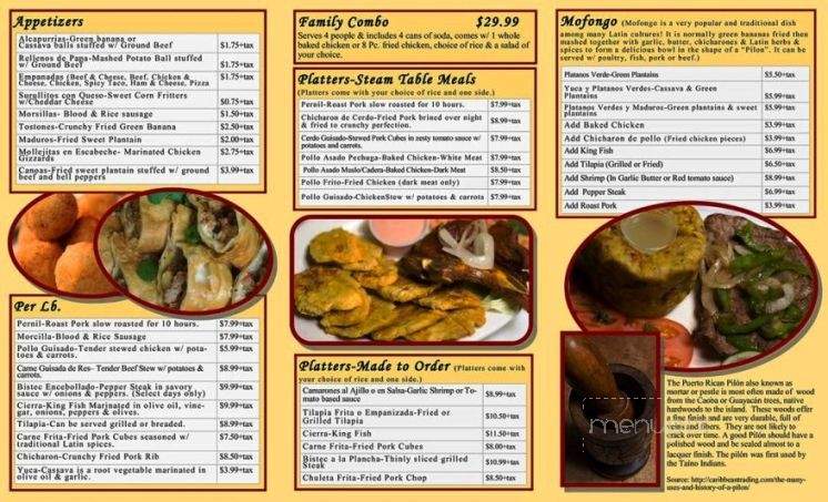 El Morro Cafe - West Reading, PA menu_pic