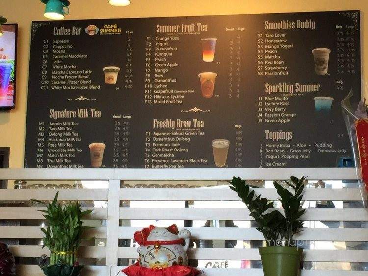 Cafe Summer - Las Vegas, NV menu_pic