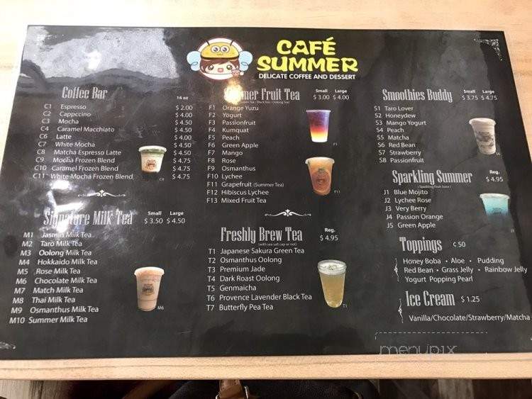 Cafe Summer - Las Vegas, NV menu_pic