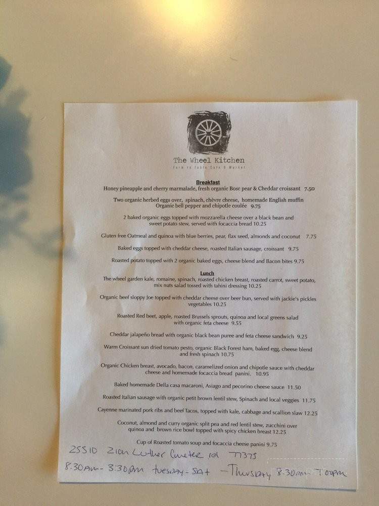 /29256966/The-Wheel-Kitchen-Menu-Tomball-TX - Tomball, TX