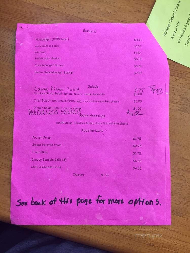 Fesco's Good Eats - Sour Lake, TX menu_pic