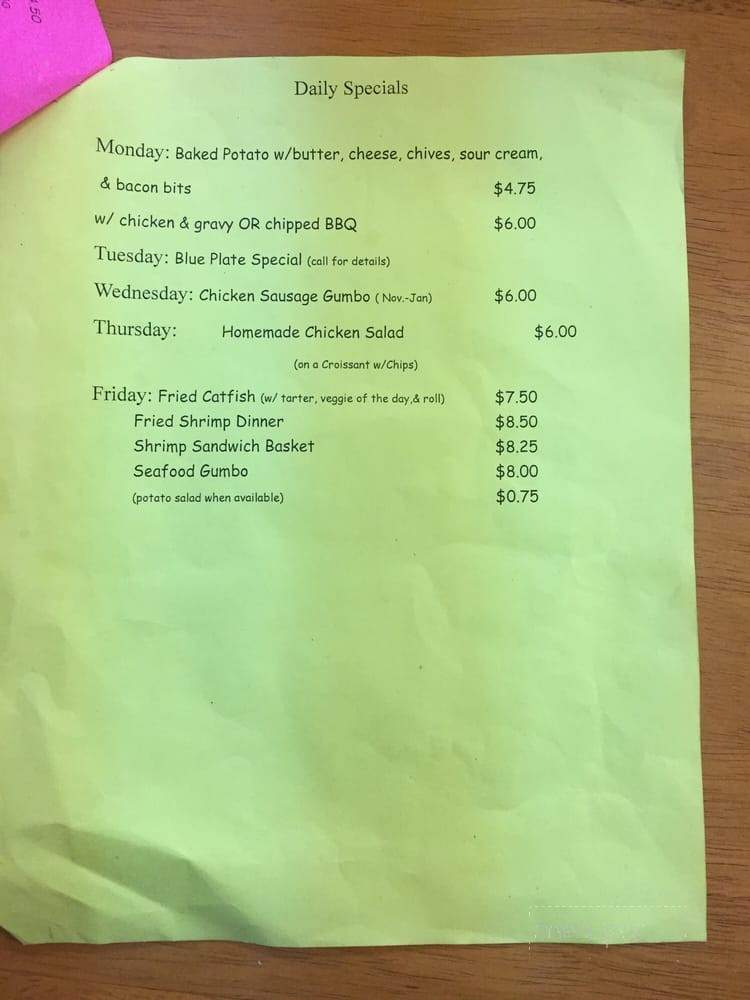 Fesco's Good Eats - Sour Lake, TX menu_pic