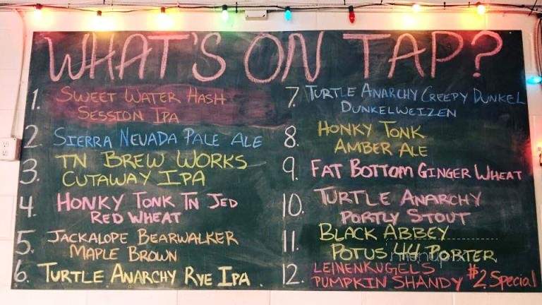 The Old Gas Station - Nashville, TN menu_pic