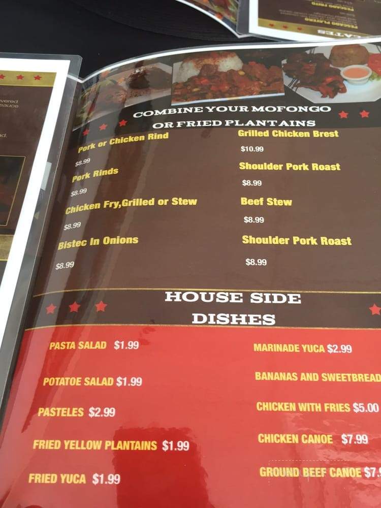 La Casa Del Mofongo - Worcester, MA menu_pic