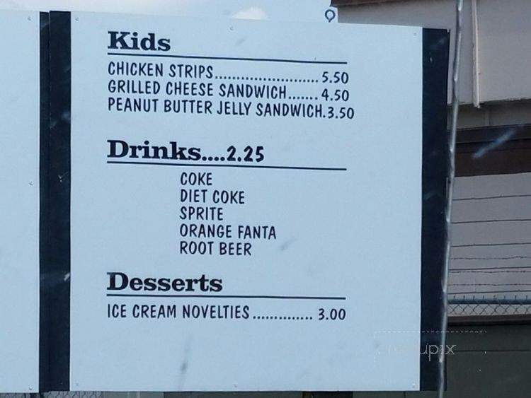Burger Barn - Manson, WA menu_pic