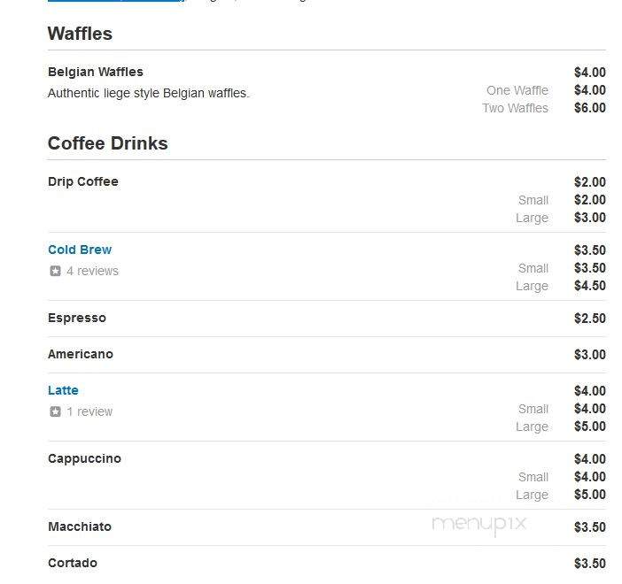 Btwxtd Cafe - Brooklyn, NY menu_pic