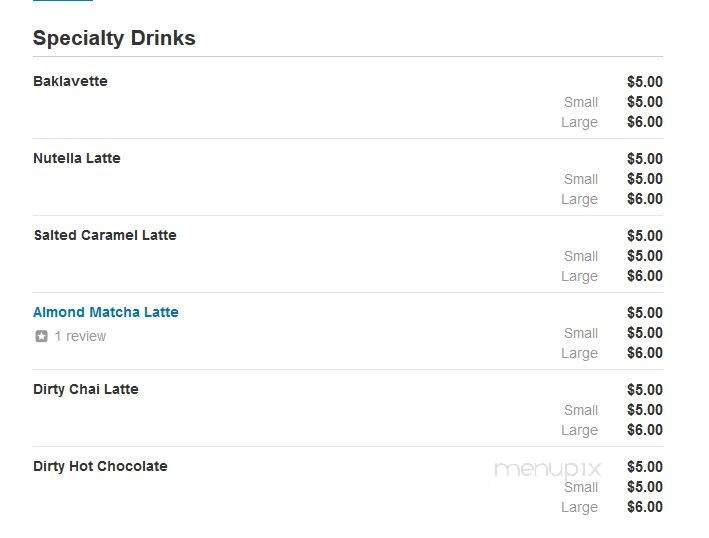 Btwxtd Cafe - Brooklyn, NY menu_pic