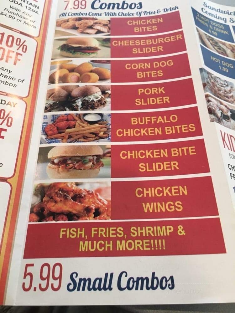 Jimmy's Seaside Fries - Trenton, NJ menu_pic