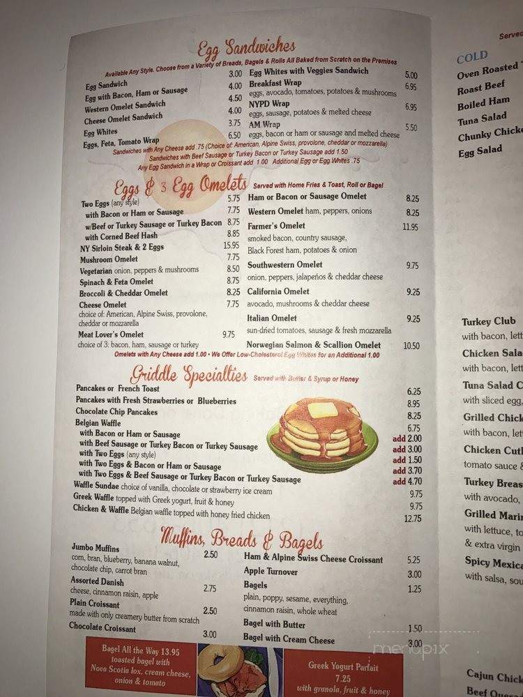 Tria Bakery Cafe - New York, NY menu_pic