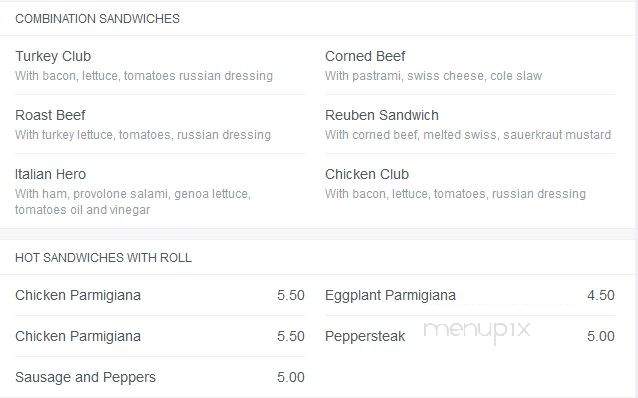 21 Berry Deli - New York, NY menu_pic