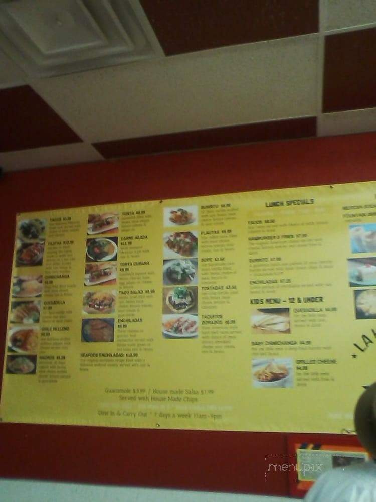 La Hacienda Mexican Grill - Sauk Centre, MN menu_pic
