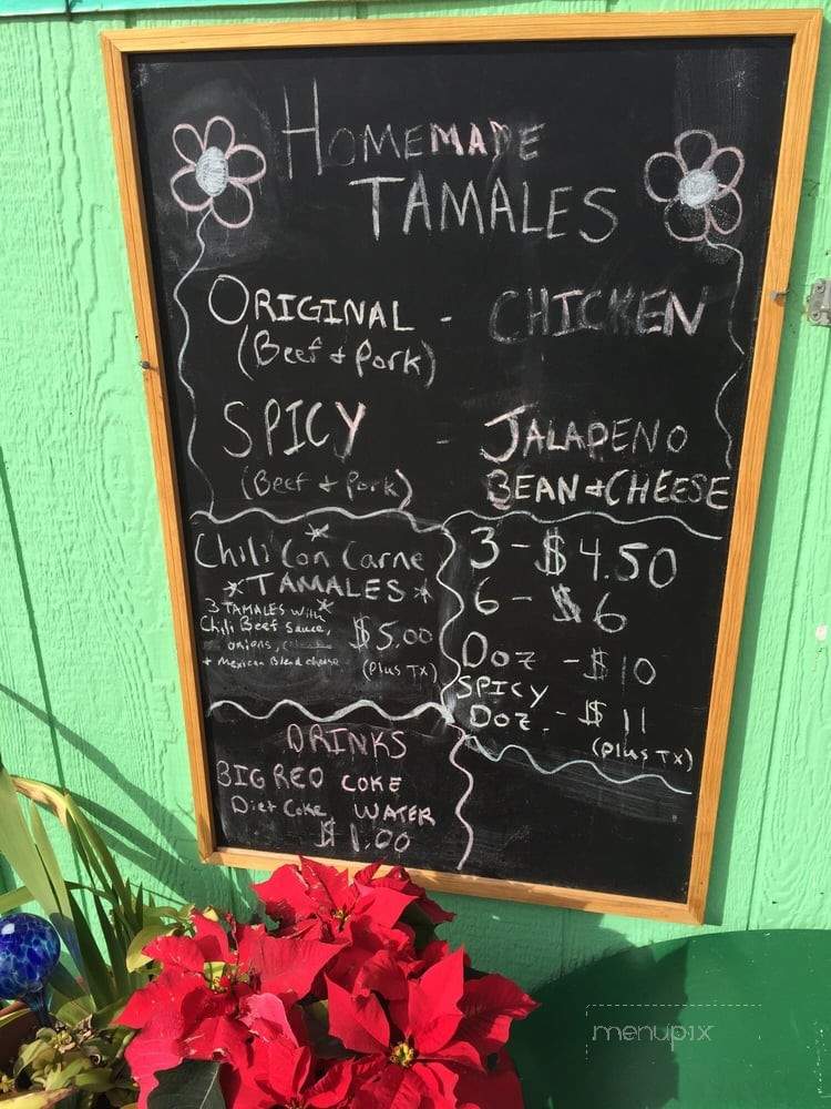 Magdalena's Tamales - San Marcos, TX menu_pic