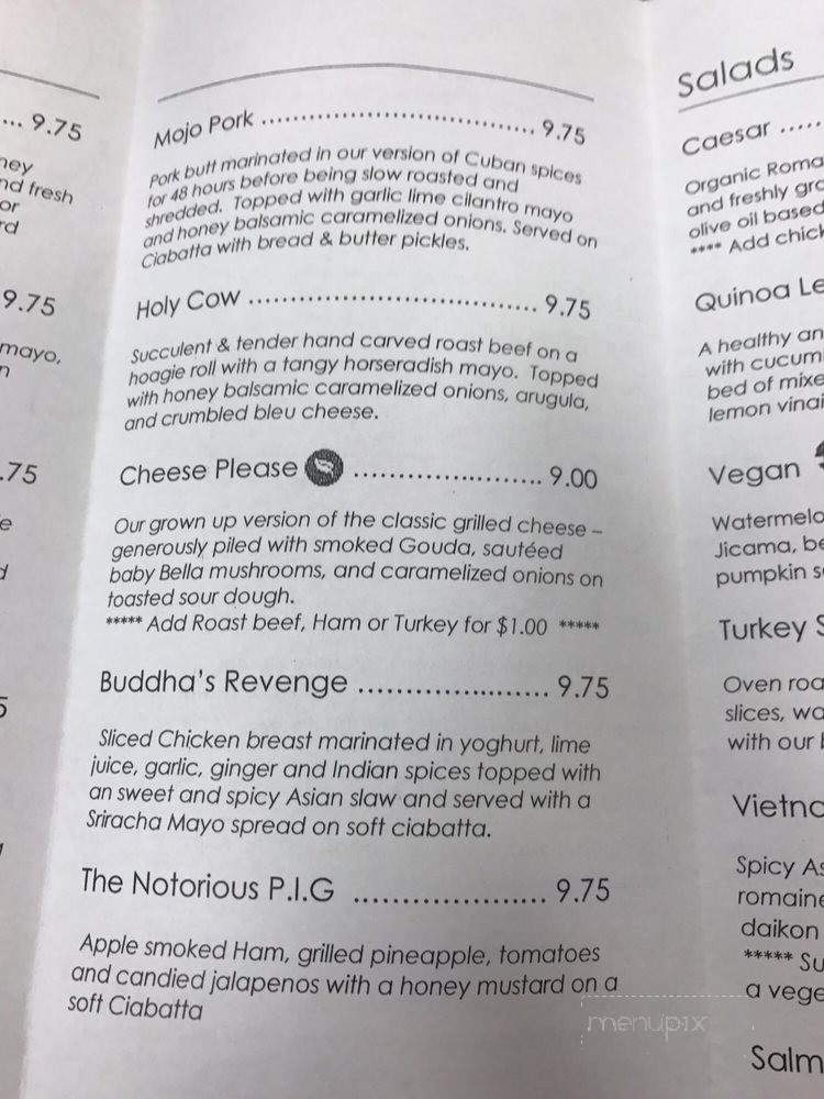 Thyme For Lunch - San Antonio, TX menu_pic