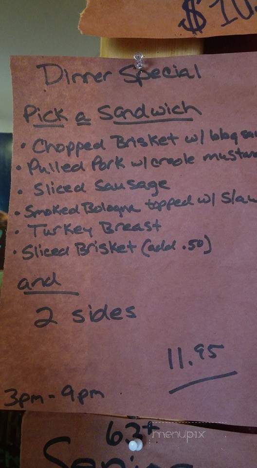 Wood Stack Smoke House - Cedar Hill, TX menu_pic