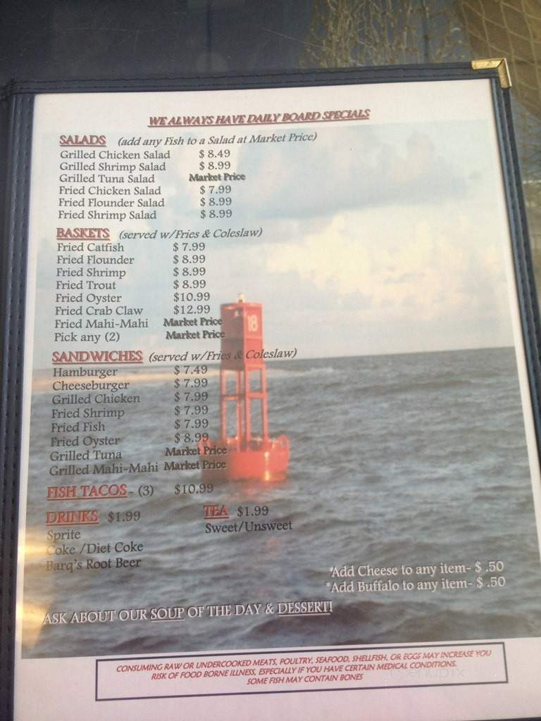 Off the Hook - Pascagoula, MS menu_pic