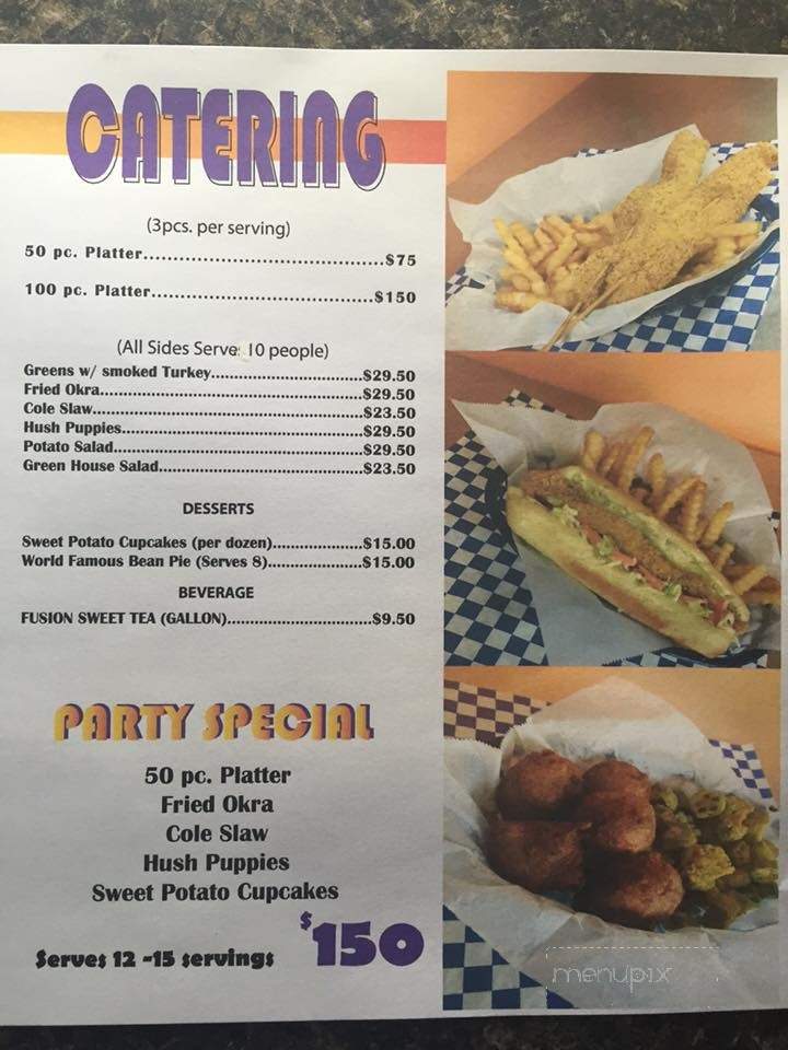 Fish Fusion - Portland, OR menu_pic