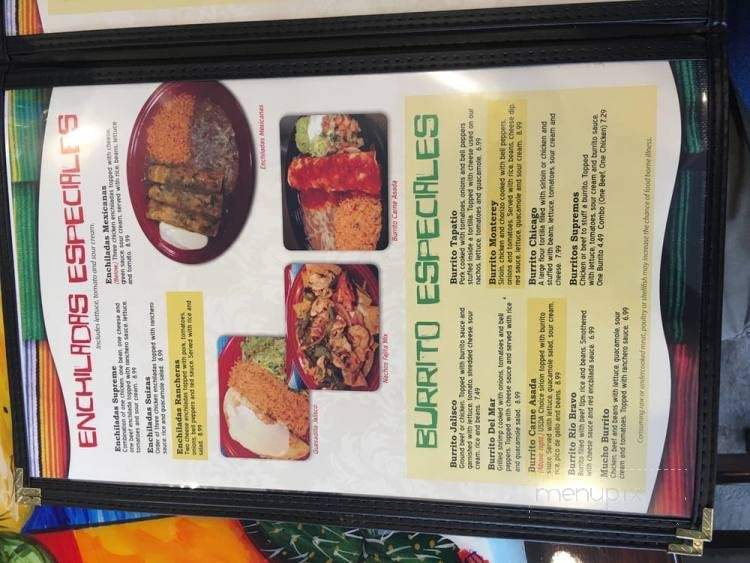 El Tequila Mexican Restaurant & Cantina - Manitowoc, WI menu_pic