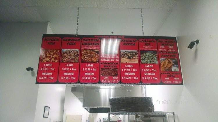 Pizza Bandit - Los Angeles, CA menu_pic