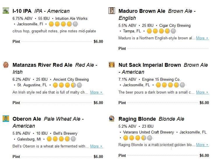 Uncork And Unwind - Palatka, FL menu_pic