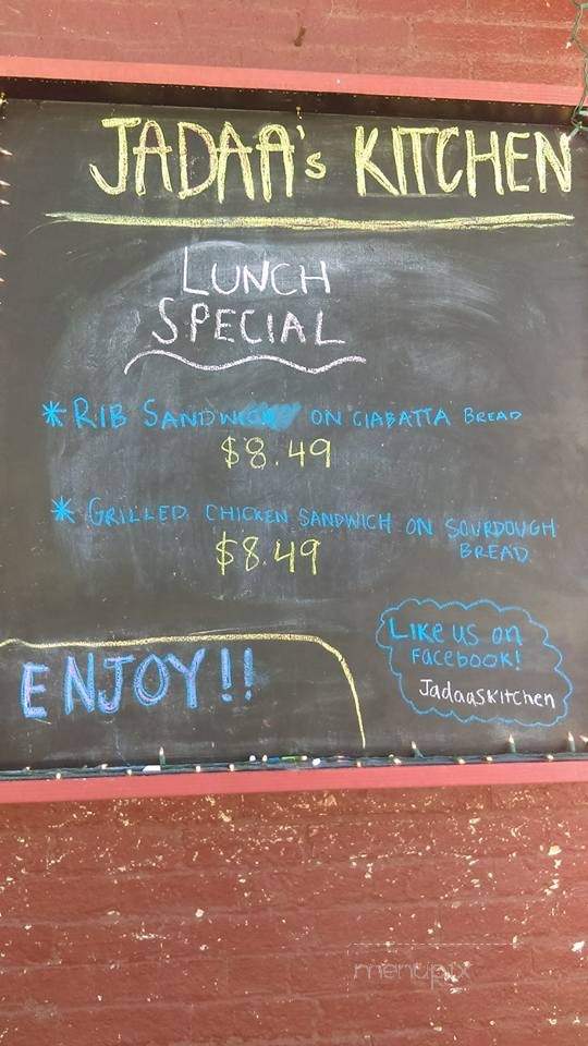 Jadaa's Kitchen - Downieville, CA menu_pic