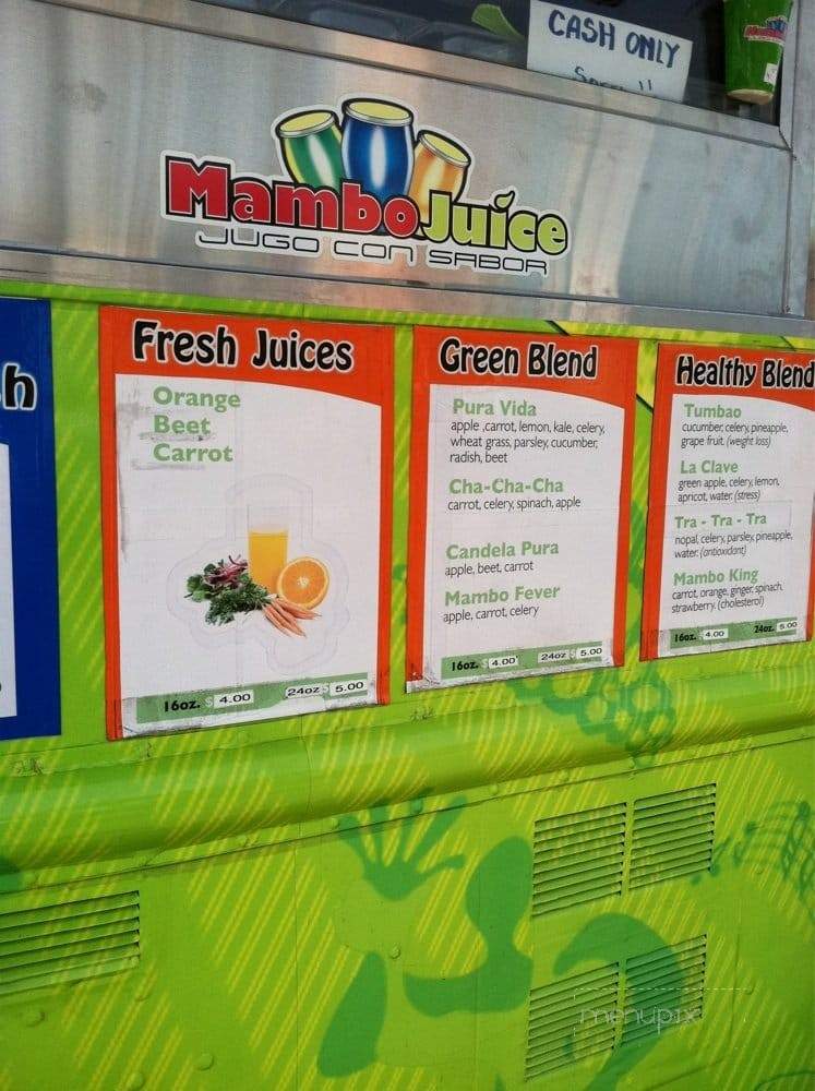 la juice truck - Los Angeles, CA menu_pic