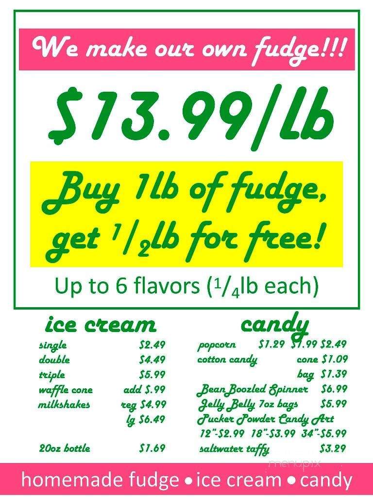 Pete's Sweets - Ocean Isle Beach, NC menu_pic