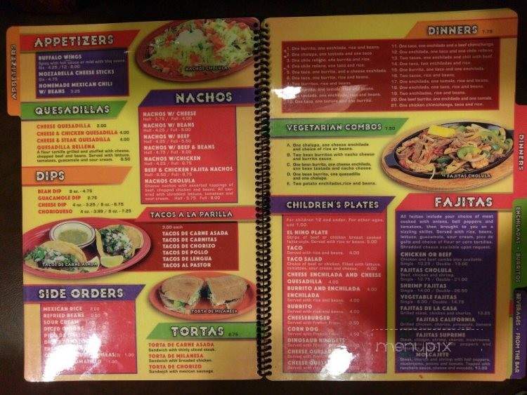 La Banda - Indianapolis, IN menu_pic