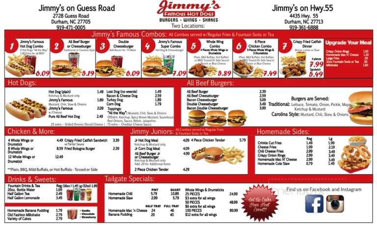 /29300642/Jimmys-Famous-Hot-Dogs-Durham-NC - Durham, NC