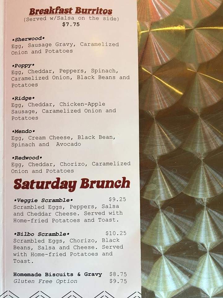Elevenzies Cafe - Willits, CA menu_pic