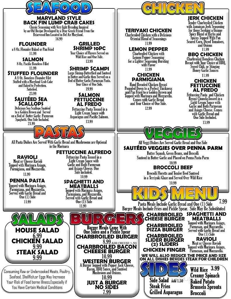 The Strip Steakhouse & Saloon - Johnstown, PA menu_pic