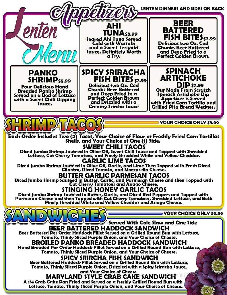 The Strip Steakhouse & Saloon - Johnstown, PA menu_pic